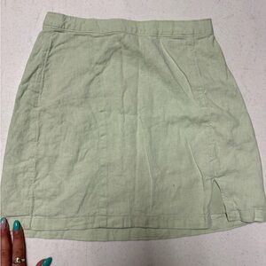 Abercrombie & Fitch Mint green mini skirt